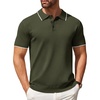 E-army Green White Striped
