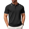 E-black White Striped