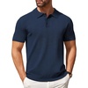 H-navy Blue Ribbing