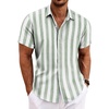 Light Green-white Stripes