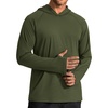 image:imageCOOFANDY Mens SPF 50 Sun Shirts Long Sleeve Rash Guard Thin Summer Hoodie Sun Protection Fishing Shirt with ThumbholeArmy Green