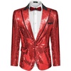 Red-lapel Sequins