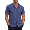 Blue Plaid(square)