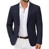 image:imageCOOFANDY Mens Sport Coat Casual Slim Fit Blazer Jacket Lightweight Two Button Suit Jackets Navy Blue