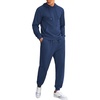 image:imageCOOFANDY Mens Tracksuit 2 Piece Hoodie Athletic Sweatsuits Casual Jogging Suit SetsDark Blue