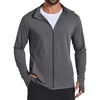 image:imageCOOFANDY Mens UPF 50 Sun Protection Lightweight Full Zip Hoodie Jacket Long Sleeve Fishing Hiking Performance ShirtDark Grey