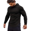 image:imageCOOFANDY Mens Workout Sweatshirts Long Sleeve Muscle Fit Athletic Gym Hoodies Pullover1 Black