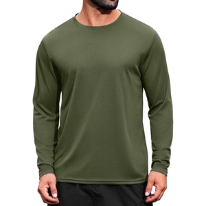 image:imageCOOFANDY Long Sleeve Shirts for Men Moisture Wicking Activewear TShirts Workout Running ShirtsArmy Green