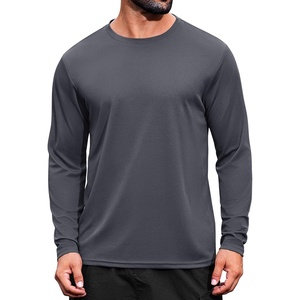image:imageCOOFANDY Long Sleeve Shirts for Men Moisture Wicking Activewear TShirts Workout Running ShirtsDark Grey