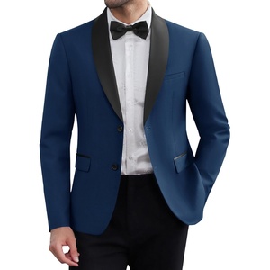 image:imageCOOFANDY Men Tuxedo Jacket Slim Fit Blazer Suit Jacket Prom Dinner Party WeddingNavy Blue