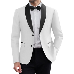 image:imageCOOFANDY Men Tuxedo Jacket Slim Fit Blazer Suit Jacket Prom Dinner Party WeddingWhite