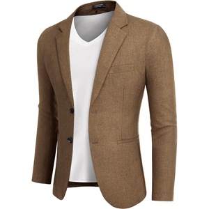 image:imageCOOFANDY Mens Blazer Casual Two Buttons Sport Coats Lightweight Suit JacketZcamel