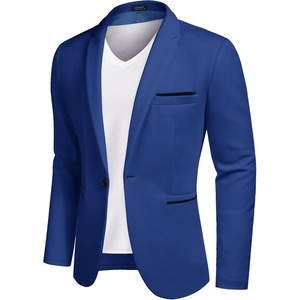image:imageCOOFANDY Mens Casual Blazer Jacket Slim Fit Sports Coat Business Suit Jackets One ButtonRoyal Blue