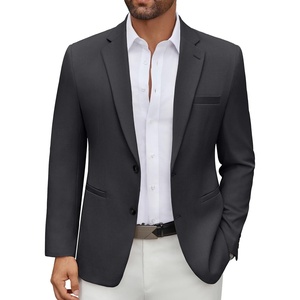 image:imageCOOFANDY Mens Casual Blazer Regular Fit Lightweight Two Button Sport Coat Suit JacketDrak Grey