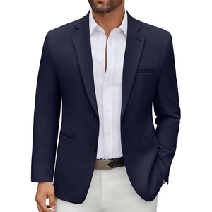 image:imageCOOFANDY Mens Casual Blazer Regular Fit Lightweight Two Button Sport Coat Suit JacketNavy Blue