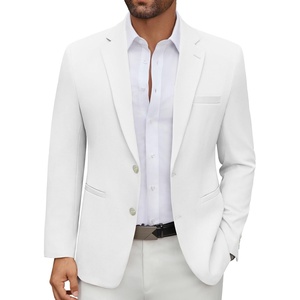 image:imageCOOFANDY Mens Casual Blazer Regular Fit Lightweight Two Button Sport Coat Suit JacketWhite