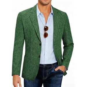 image:imageCOOFANDY Mens Casual Blazer Slim Fit Sport Coat Lightweight Two Button Suit JacketsGreen