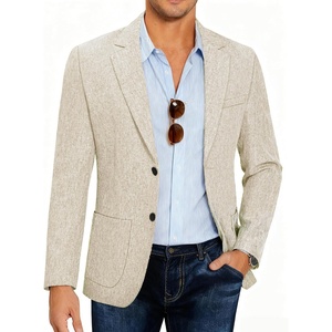 image:imageCOOFANDY Mens Casual Blazer Slim Fit Sport Coat Lightweight Two Button Suit JacketsKhaki