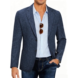 image:imageCOOFANDY Mens Casual Blazer Slim Fit Sport Coat Lightweight Two Button Suit JacketsNavy Blue