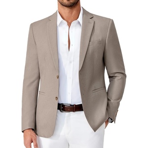 image:imageCOOFANDY Mens Casual Blazer Slim Fit Two Buttons Sport Coat Lightweight Suit JacketKhaki