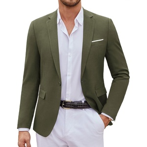 image:imageCOOFANDY Mens Casual Blazer Suit Jackets One Button Sport Coats Lightweight Business Sports JacketsArmy Green