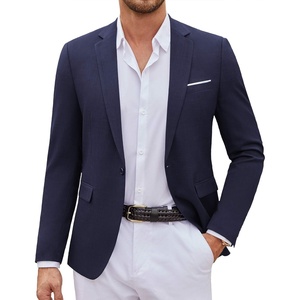 image:imageCOOFANDY Mens Casual Blazer Suit Jackets One Button Sport Coats Lightweight Business Sports JacketsDark Blue