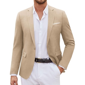 image:imageCOOFANDY Mens Casual Blazer Suit Jackets One Button Sport Coats Lightweight Business Sports JacketsKhaki