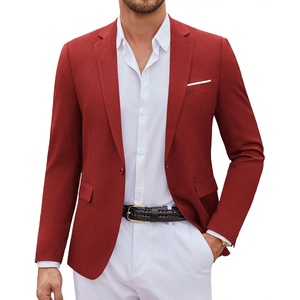 image:imageCOOFANDY Mens Casual Blazer Suit Jackets One Button Sport Coats Lightweight Business Sports JacketsWine