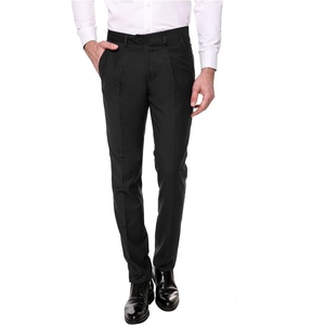 image:imageCOOFANDY Mens Classic Fit Flat Front Dress Pants No Iron Premium Casual Pants Expandable Waist Suit PantsBlack