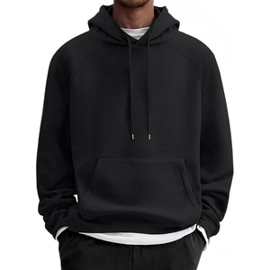 image:imageCOOFANDY Mens Fleece Hoodie Long Sleeve Hooded Sweatshirt Casual Basic Essential Drawstring Pullover Hoodie With PocketBlack