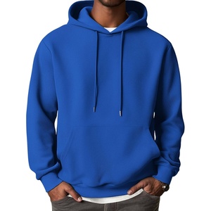 image:imageCOOFANDY Mens Hooded Sweatshirts Long Sleeve Casual Waffle Knit Pullover Hoodies with Kanga PocketRoyal Blue