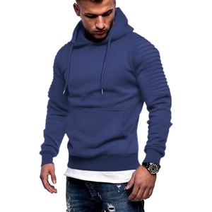 image:imageCOOFANDY Mens Hoodie Casual Drawstring Athletic Hoodies Hooded Pullover Sweatshirts with PocketBlue
