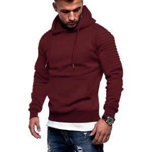 image:imageCOOFANDY Mens Hoodie Casual Drawstring Athletic Hoodies Hooded Pullover Sweatshirts with PocketBurgundy