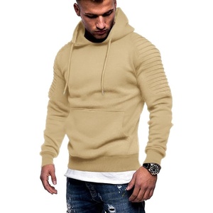 image:imageCOOFANDY Mens Hoodie Casual Drawstring Athletic Hoodies Hooded Pullover Sweatshirts with PocketKhaki