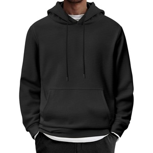 image:imageCOOFANDY Mens Hoodie Long Sleeve Casual Pullover Hooded Sweatshirt Fashion Drawstring Hoodies with PocketBlack