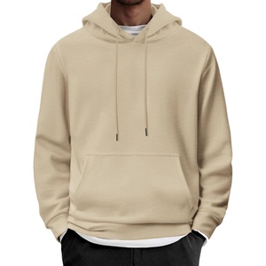 image:imageCOOFANDY Mens Hoodie Long Sleeve Casual Pullover Hooded Sweatshirt Fashion Drawstring Hoodies with PocketKhaki