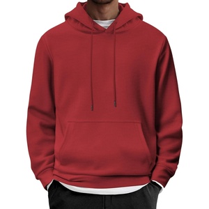 image:imageCOOFANDY Mens Hoodie Long Sleeve Casual Pullover Hooded Sweatshirt Fashion Drawstring Hoodies with PocketMaroon