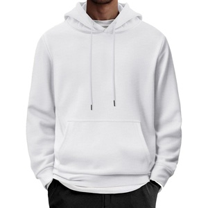 image:imageCOOFANDY Mens Hoodie Long Sleeve Casual Pullover Hooded Sweatshirt Fashion Drawstring Hoodies with PocketWhite