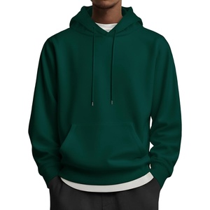 image:imageCOOFANDY Mens Hoodies Pullover Long Sleeve Casual Fashion Sweatshirts Drawstring Gym Hooded Shirt with Kanga PocketGreen