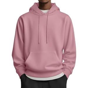 image:imageCOOFANDY Mens Hoodies Pullover Long Sleeve Casual Fashion Sweatshirts Drawstring Gym Hooded Shirt with Kanga PocketPink