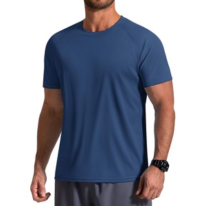 image:imageCOOFANDY Mens Swim Shirt Short Sleeve UPF 50 Sun Shirts Rash Guard Quick Dry Beach Water T Shirts for MenDenim Blue