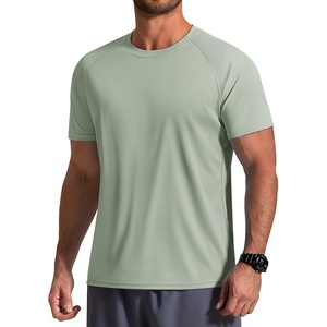 image:imageCOOFANDY Mens Swim Shirt Short Sleeve UPF 50 Sun Shirts Rash Guard Quick Dry Beach Water T Shirts for MenLight Green