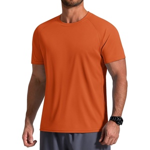 image:imageCOOFANDY Mens Swim Shirt Short Sleeve UPF 50 Sun Shirts Rash Guard Quick Dry Beach Water T Shirts for MenOrange