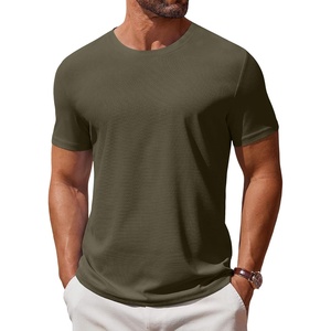 image:imageCOOFANDY Mens T Shirt Short Sleeve Crew Neck TShirt Casual Summer Classic Basic Tee ShirtsArmy Green