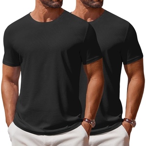 image:imageCOOFANDY Mens T Shirt Short Sleeve Crew Neck TShirt Casual Summer Classic Basic Tee ShirtsBlackBlack2 Pack