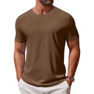 image:imageCOOFANDY Mens T Shirt Short Sleeve Crew Neck TShirt Casual Summer Classic Basic Tee ShirtsBrown