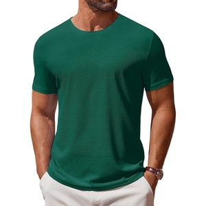 image:imageCOOFANDY Mens T Shirt Short Sleeve Crew Neck TShirt Casual Summer Classic Basic Tee ShirtsDark Green