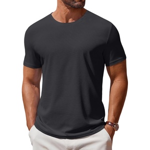 image:imageCOOFANDY Mens T Shirt Short Sleeve Crew Neck TShirt Casual Summer Classic Basic Tee ShirtsDark Grey