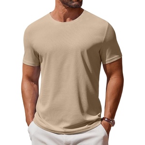 image:imageCOOFANDY Mens T Shirt Short Sleeve Crew Neck TShirt Casual Summer Classic Basic Tee ShirtsKhaki