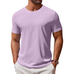 image:imageCOOFANDY Mens T Shirt Short Sleeve Crew Neck TShirt Casual Summer Classic Basic Tee ShirtsLavender
